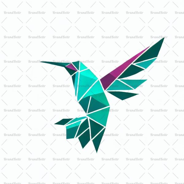 Geometrischer Kolibri